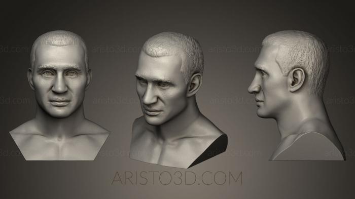 Busts and bas-reliefs of famous people (BUSTC_0655) 3D model for CNC machine